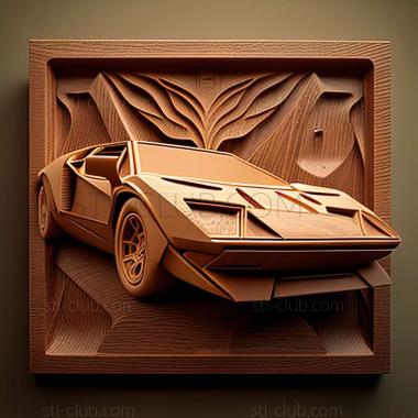 3D мадэль Lamborghini Countach LPI 800 4 (STL)